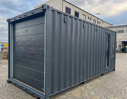 Contenedor de Envío de 20ft Con Puertas Seccionales
